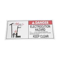 Picture of Decal Danger Electrocution Gr