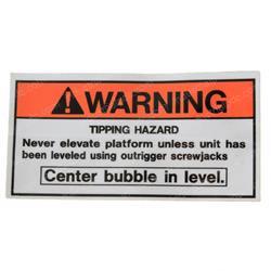 Picture of Decal - Warning Level