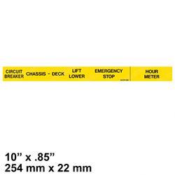Picture of Decal - Chassis Controles