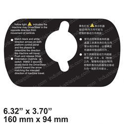 Picture of Decal - Drive/Steer Inst