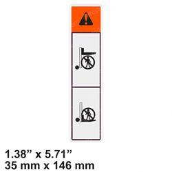 Picture of Decal - Warning, Fork