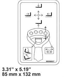 Picture of Label, Joystick 85x132mm