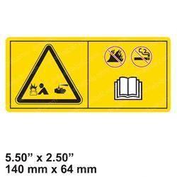 Picture of Decal Danger Battery Safety