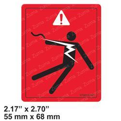 UniCarriers 9708107401 - decal, danger