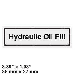 Picture of Decal- Hydraulic Oil Fill