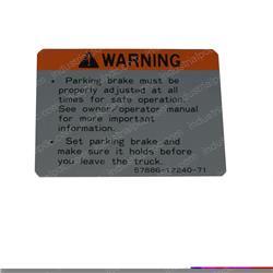 Picture of Decal - Caution Warning
