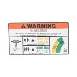 Picture of Decal - Warning Dual Capaci