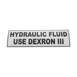 Picture of Dexron Iii Label