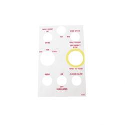 Picture of Decal - Lower Controls X72 Df
