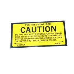 Picture of Decal - Positive Swing Lock