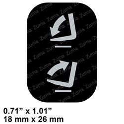 UniCarriers 97832-FA310 - decal, fork tilt